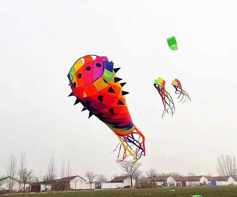 Nouveaux cerfs-volants chaussettes à vent poulpe volant montrent cerf-volant gonflable facory oiseau effrayant cerf-volant ornithoptère ciel surf cerf volant drachen