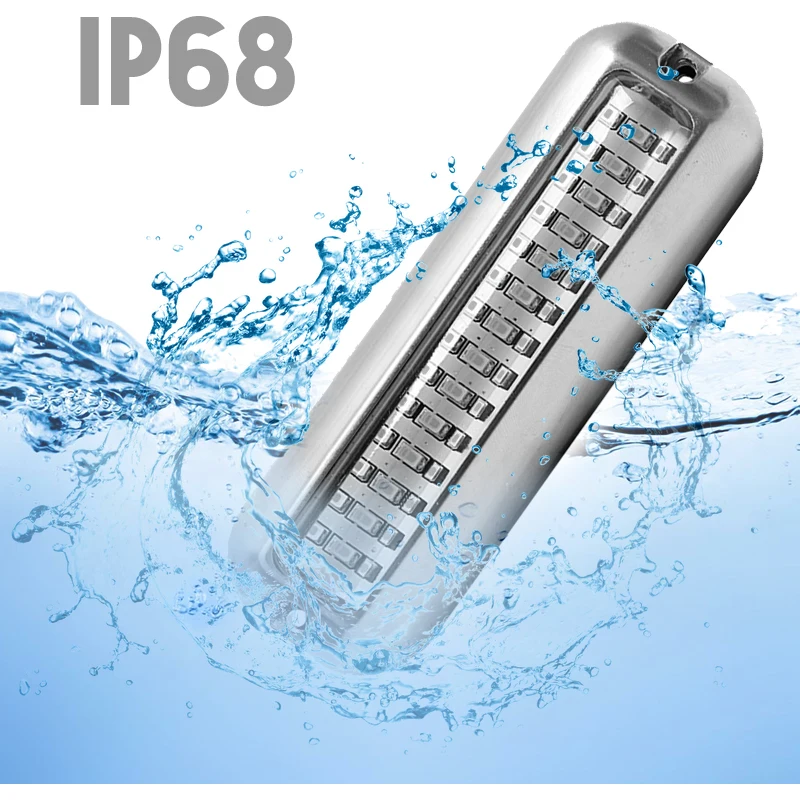 Underwater Light Yacht Accessories 42 LED 10-30VDC Marine Speedboat Speedboat Boat Lights Navigation Lighting Boat 1 PCS