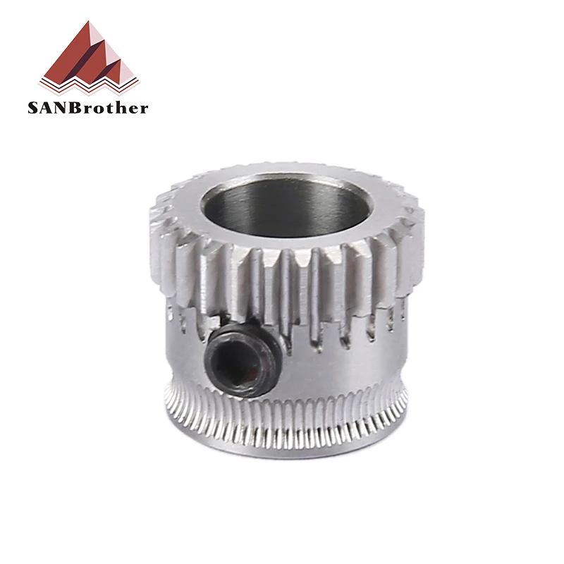 

1 set Gear V2 gear kit Hardened steel nickel plated Compatible with v2.0 Extruder 3d printer