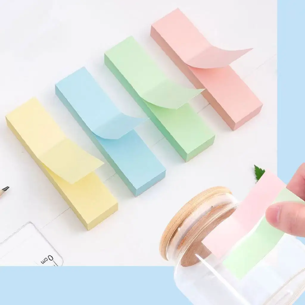400/2000 Sheets/Pack Small Rectangle Colorful Sticky Notes – Perfect for Students, Home, School & Office Use