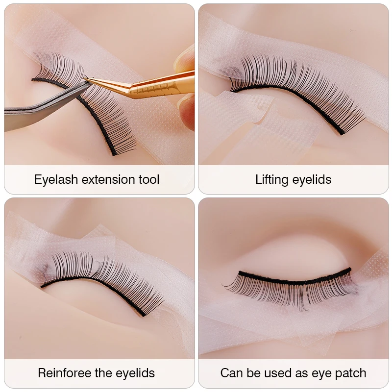 1/3/5 rouleaux de ruban d'extension de cils, outils adhésifs PE sous les coussinets oculaires pour cils micropore, fournitures de greffage, bandes de levage de cils