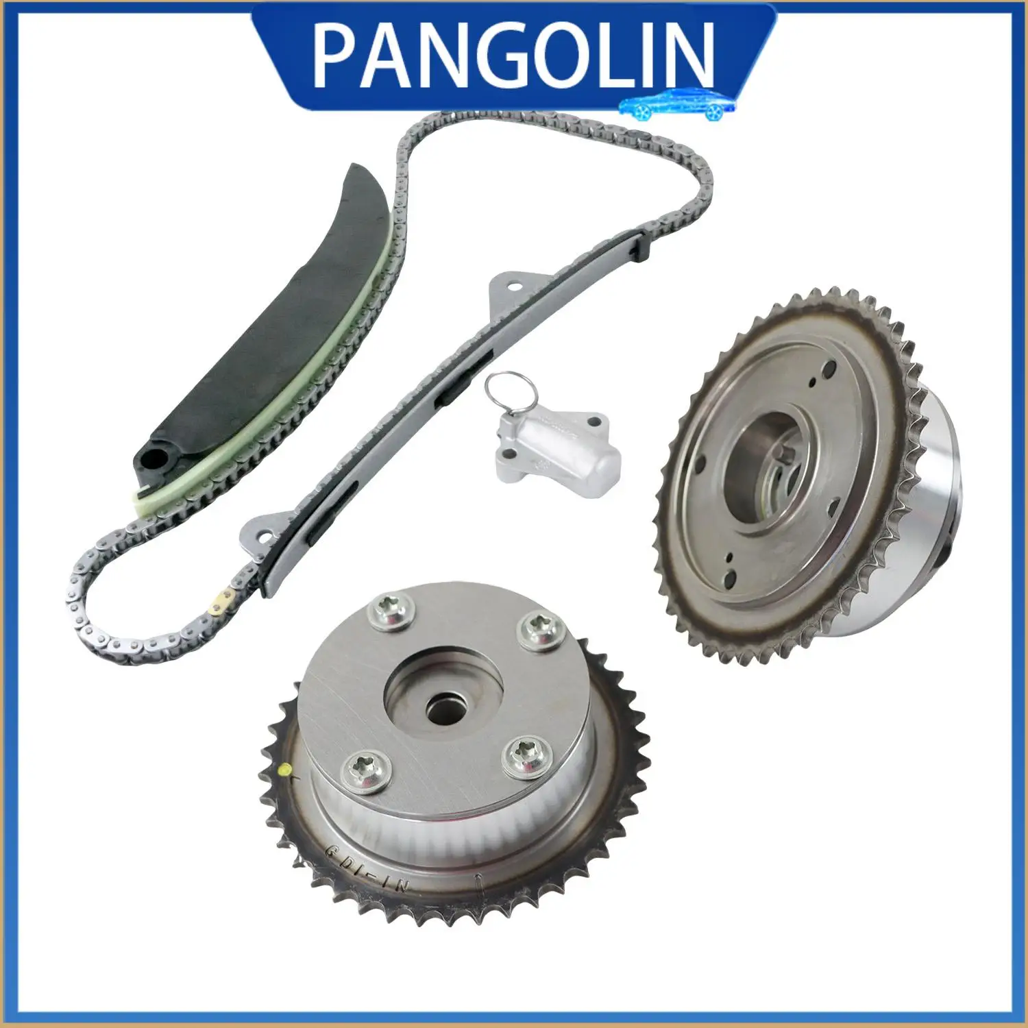 

PANGOLIN Timing Chain Kit Camshaft Sprocket Set 24321-2E200 for Hyundai Kia Elantra Sonata Tucson Forte Optima Soul 2.0L G4NC
