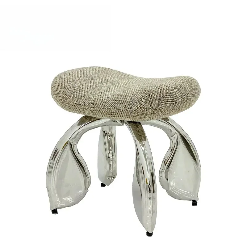 Cloud stool petal legs curved living room dressing room multi-interior decoration options