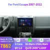 フォードエスケープ 2007-2012 アンドロイド 14 4 グラムカーラジオマルチメディアナビゲーション GPS Bluetooth ステレオ Wirelss BT Carplay 2K QLED スクリーン 1