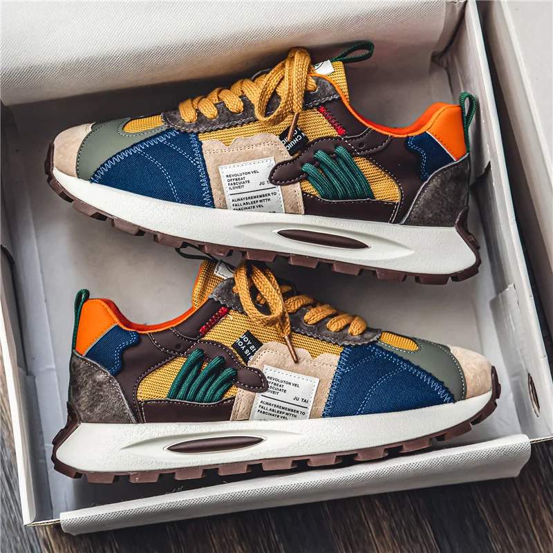 

LiveDay новые мужские кроссовки, осенние спортивные кроссовки для бега, модные универсальные удобные легкие низкие повседневные туфли на шнуровке