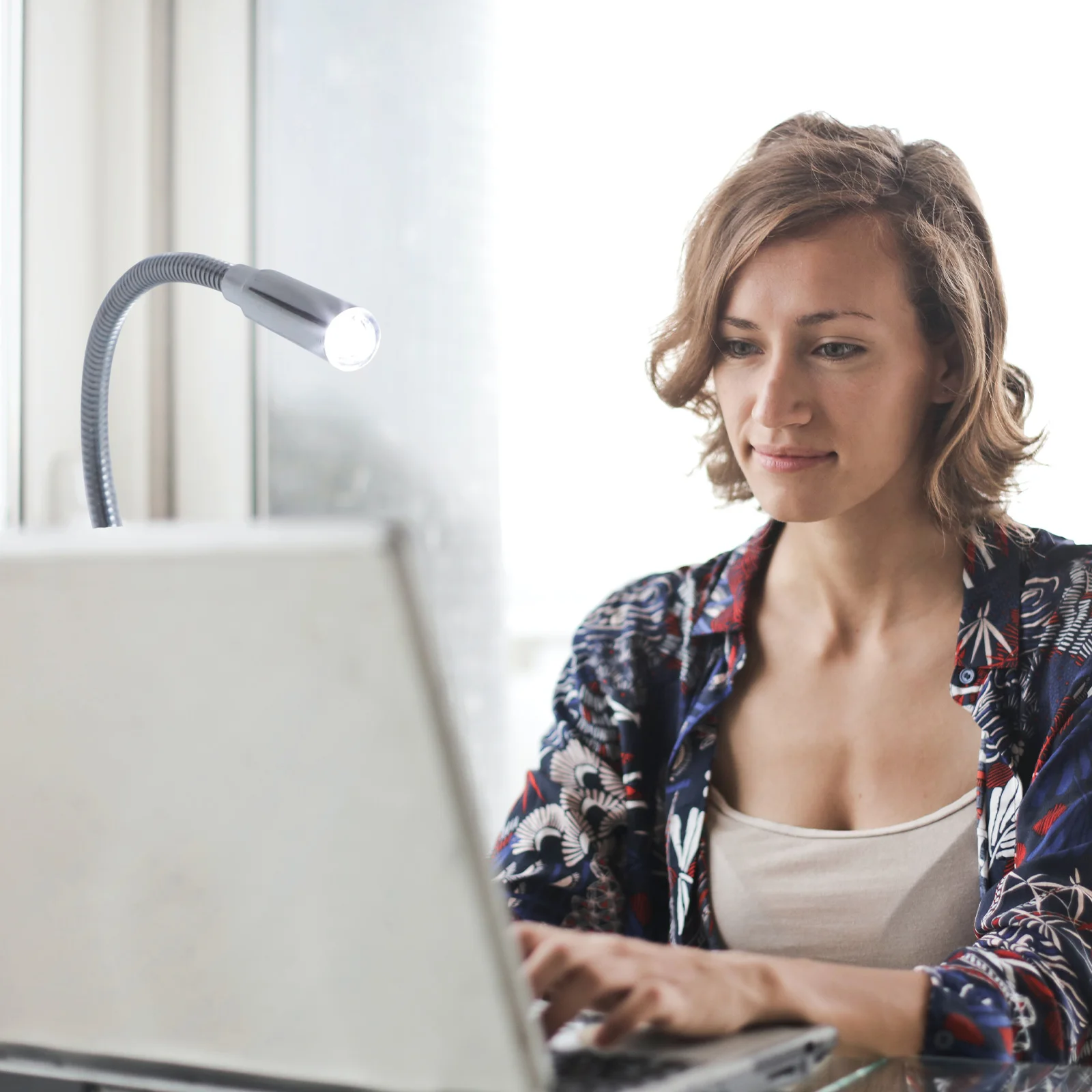 4 قطعة USB ليلة لوحة المفاتيح ضوء مصباح أنبوبي مرن للكمبيوتر مكتب غرفة نوم استخدام المحمولة USB بالطاقة ضوء إضاءة داخلية #1