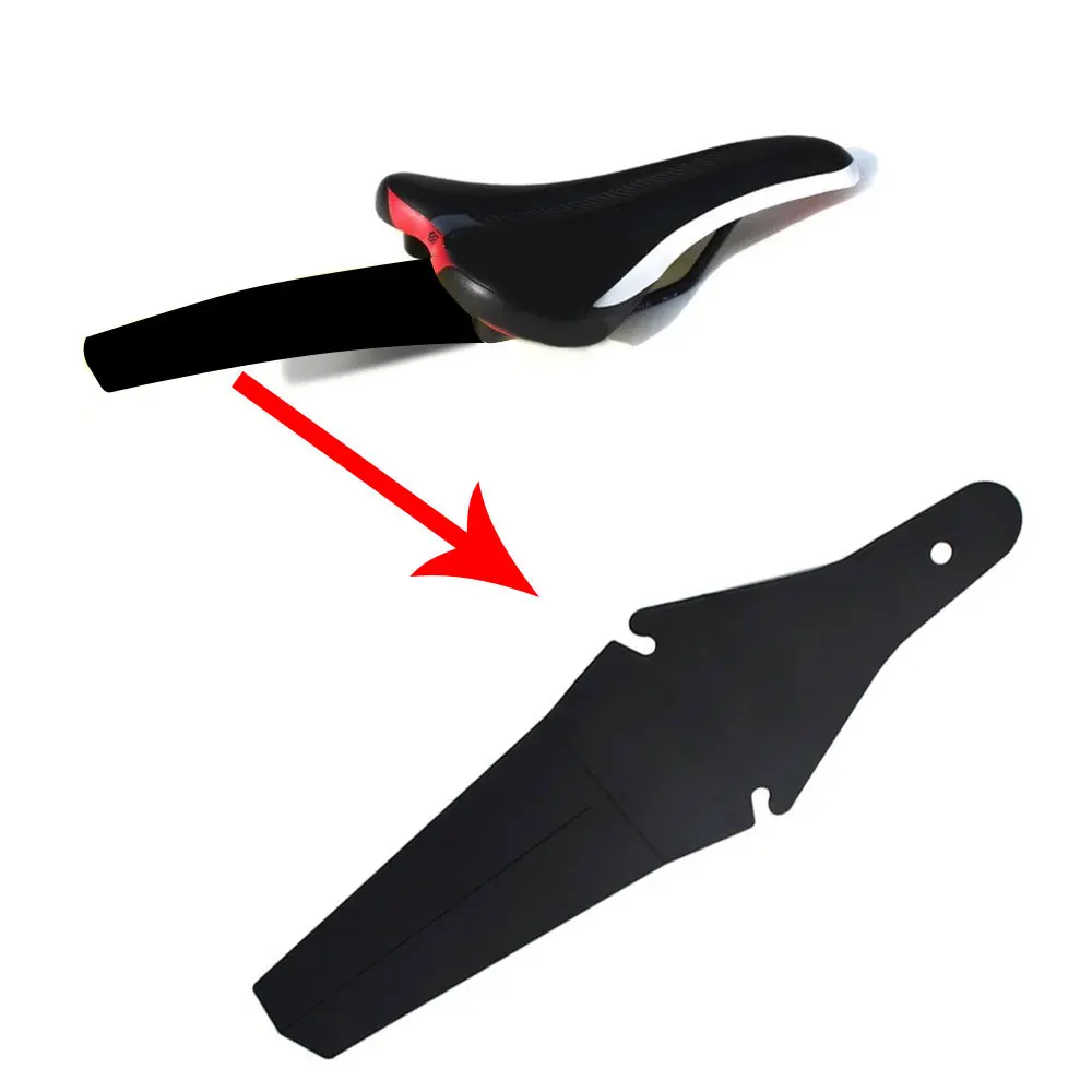 Bike Seat Fender Saddle Mud Guard Ass Removable Rear Cushion Mountain Bicycle Wings Fenders Wings Rack Mud Guard Accessories - Image 5