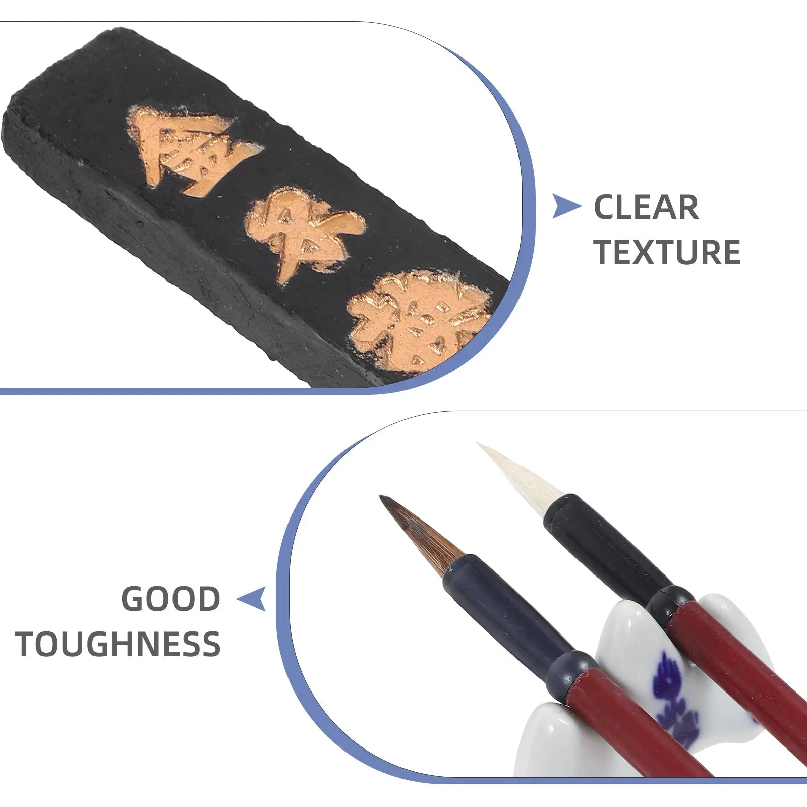 

Four Treasures Set Writing Brush Calligraphy Set For Beginners Pen Stencil Chinese Ink Wood Beginner Kits Storage Supplies