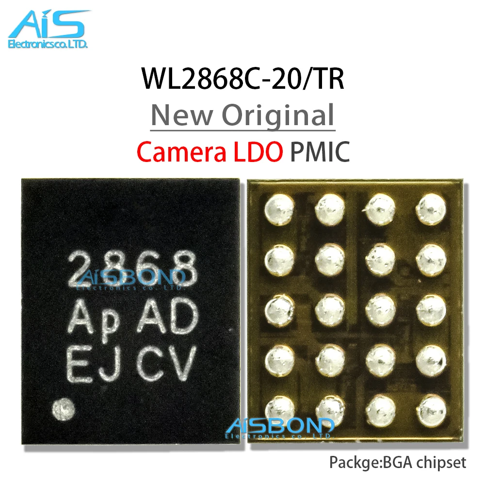 10Pcs/Lot New Original WL2868C-20/TR 2868 BGA-20 20Pin High Input Voltage Low Quiescent Current LDO IC