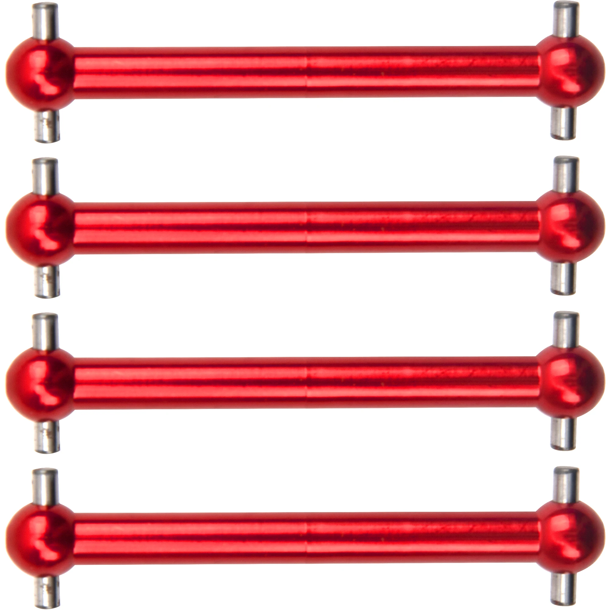 

4Pack Aluminum Alloy Dogbone Shaft CVD Drive Shaft for Tamiya TT02B TT-02B 1/10 RC Car Upgrades Parts