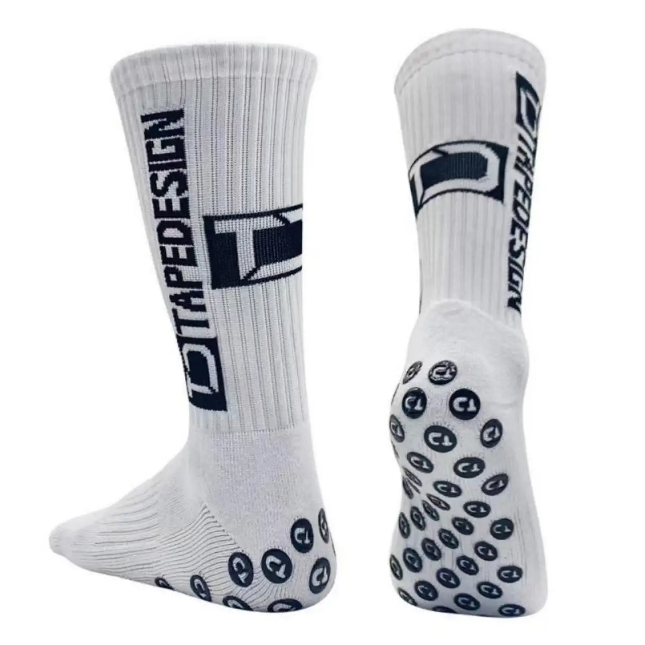 Basketball Football Socks for Men Mid Calf Non-Slip Soccer Running Cycling Mens Sports Grip Sock Anti-slip Thickened Breathable