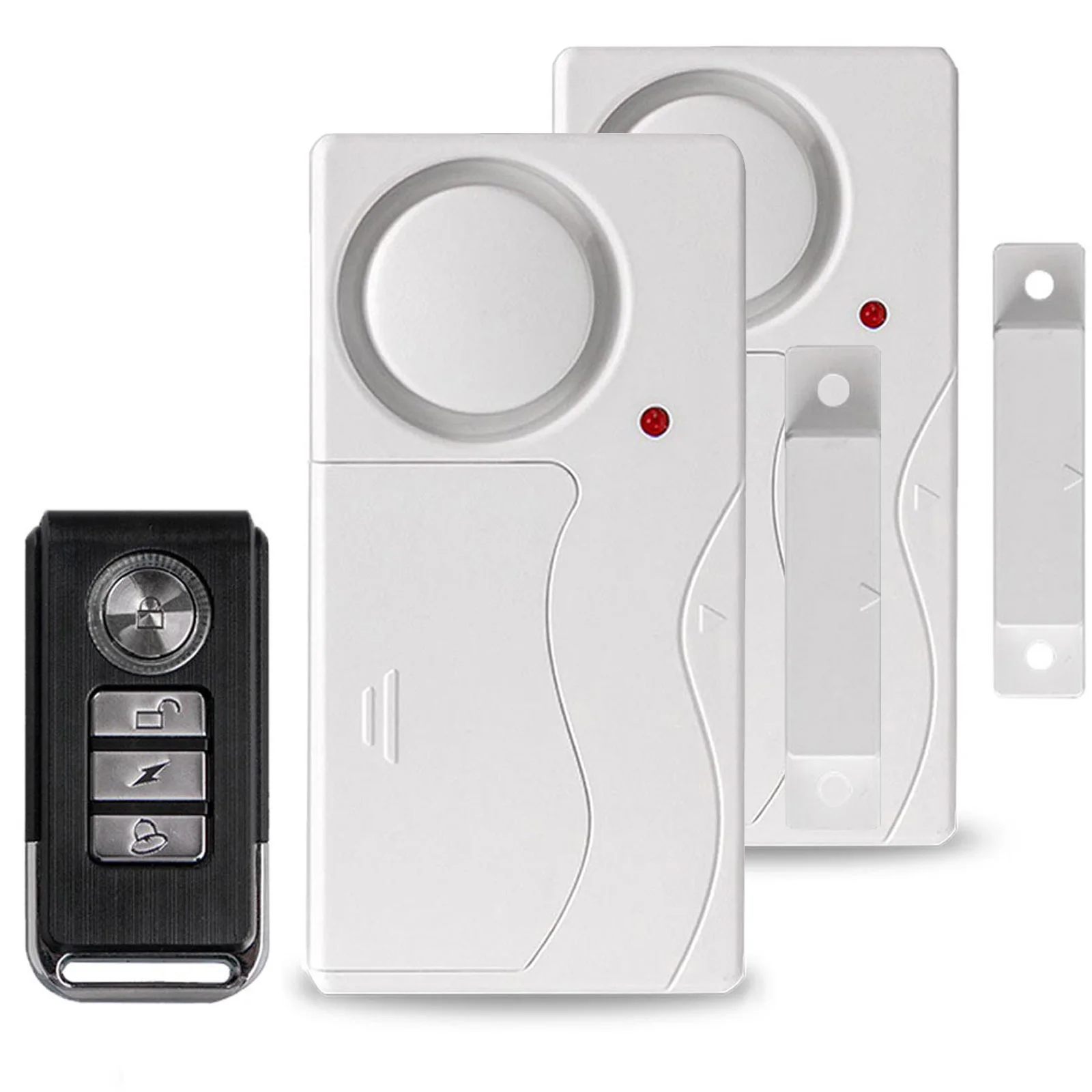 NineLeaf Wireless Window Door Open Closed Detector Remote Control Burglar Alarm Magnetic Sensor Home Security Protection System