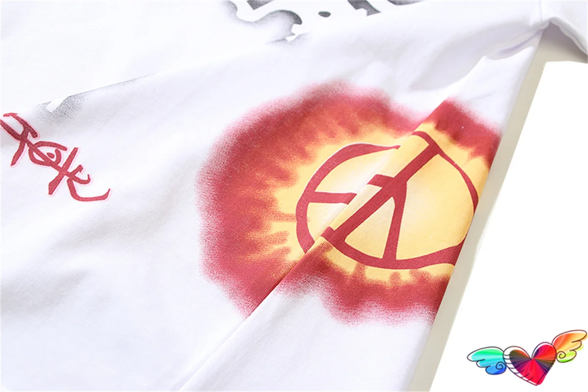 2024 White Utopia Tee Men Women Be Happy Utopia T-shirt Hip Hop Tops Spring Summer Short Sleeve