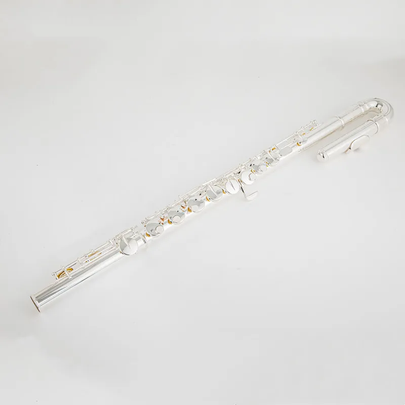 

Pearl Flute PFA-201U Alto Flute G Tune 16 Closed Hole Keys Sliver Plated Professional Musical Instrument with case free shipping