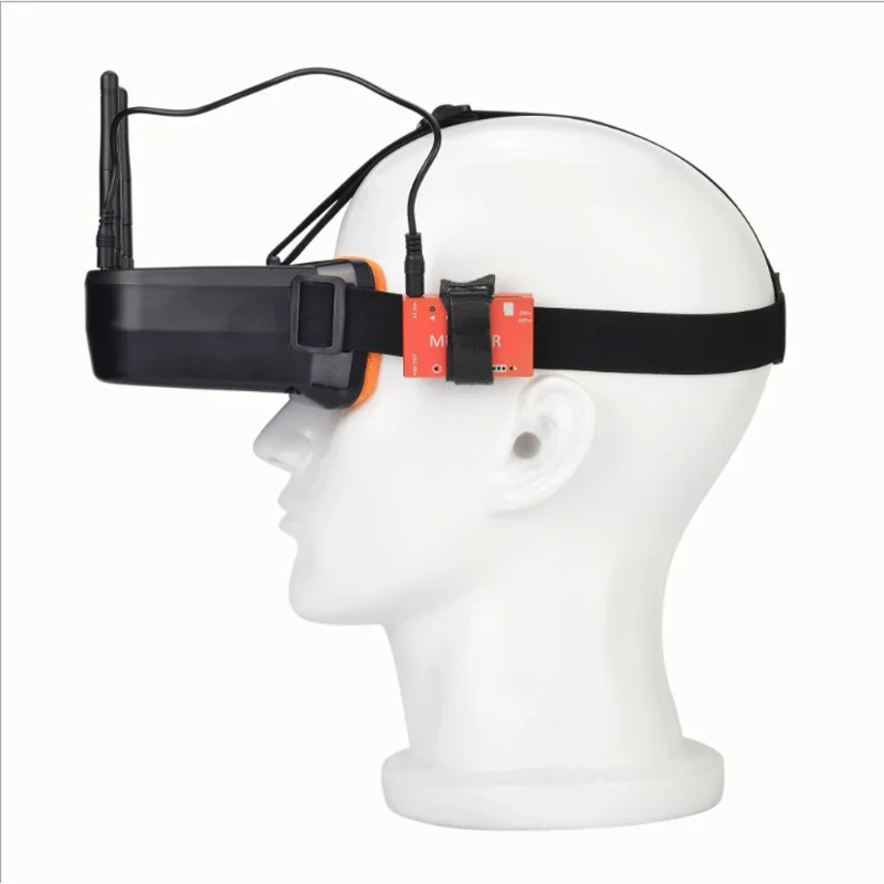 مسجل FPV وحدة FPV DVR صغيرة NTSC/PAL قابلة للتحويل المدمج في بطارية فيديو الصوت مسجل FPV