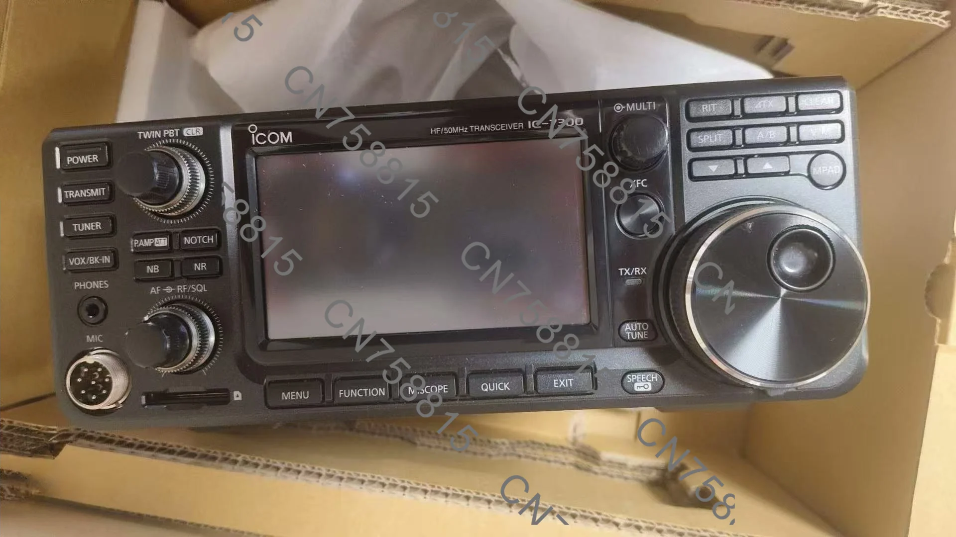 Rádio Base Multibanda Multimodo SSB HF/50MHz, Para Rádio de Ondas Curtas ICOM IC-7300