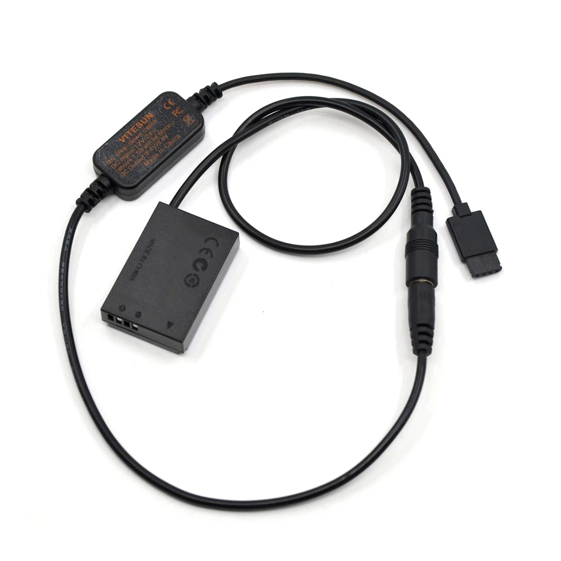 

Adapter Cable+LP-E12 dummy Battery DR-E15 DC Coupler For DJI Ronin-S To Supply Power For Canon EOS-100D kiss x7 EOS 100D