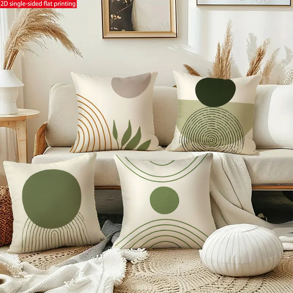 Juego  4 fundas  almohada con estampado 2D, iales para el hogar y la cocina, ropa  cama y coración l hogar, con un d