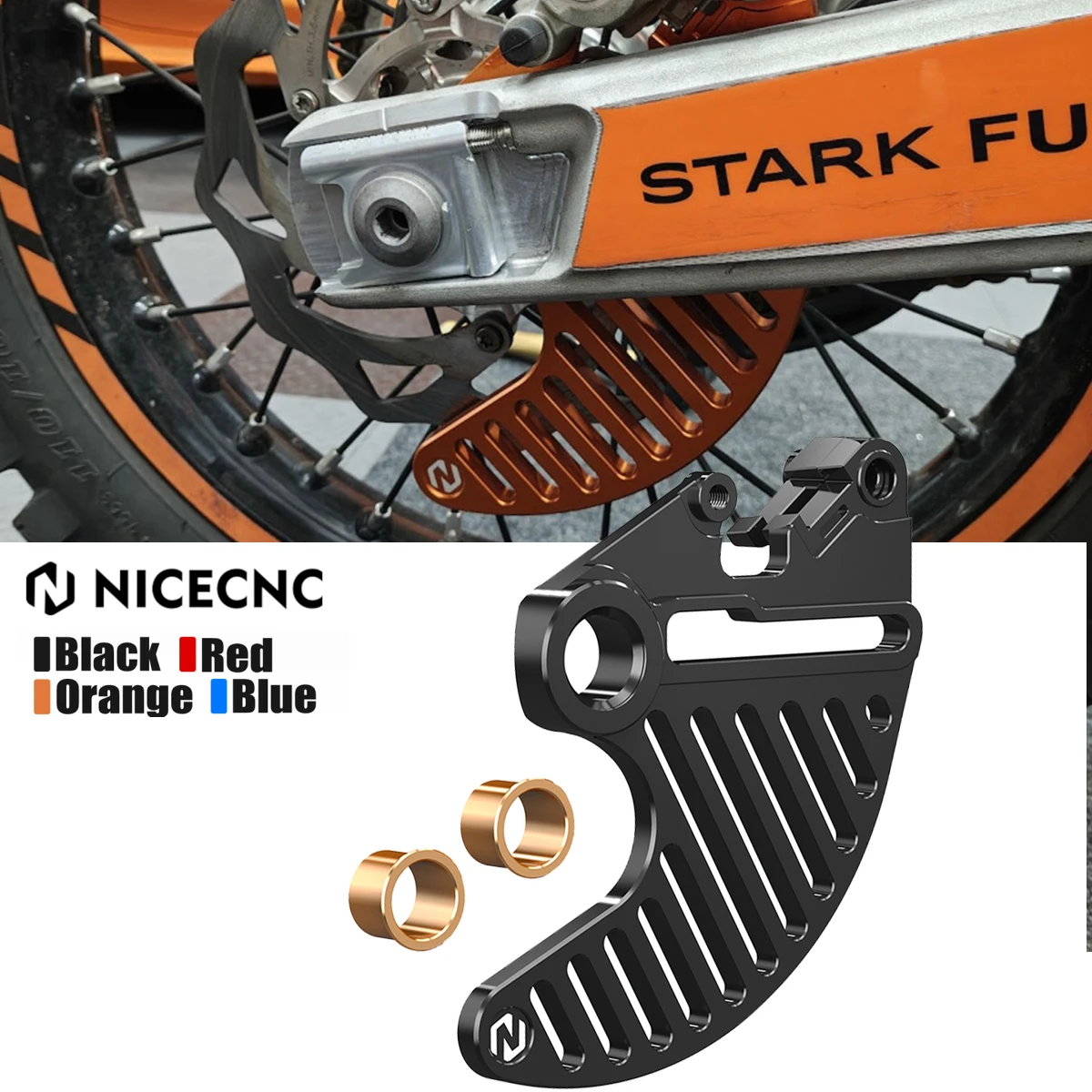 

2025 2024 For Stark Varg EX MX Rear Brake Disc Guard Cover Protector Aluminum Stark Varg EX MX Accessories Electric Dirt Bike