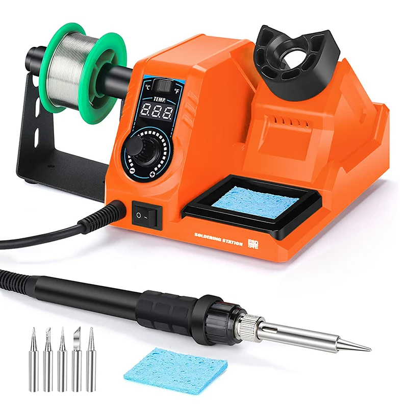 

Электрический паяльник промышленного класса с регулируемой температурой, электрический паяльник, домашняя электрическая паяльная станция