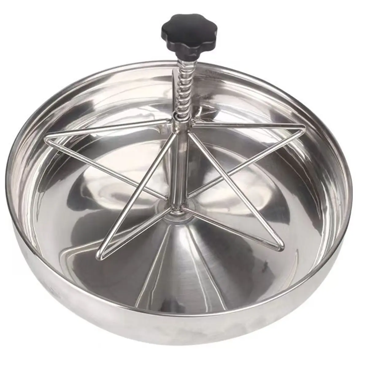 ABNH Stainless Steel Piglet Feeding Trough for Production Bed and Care, Hygienic
