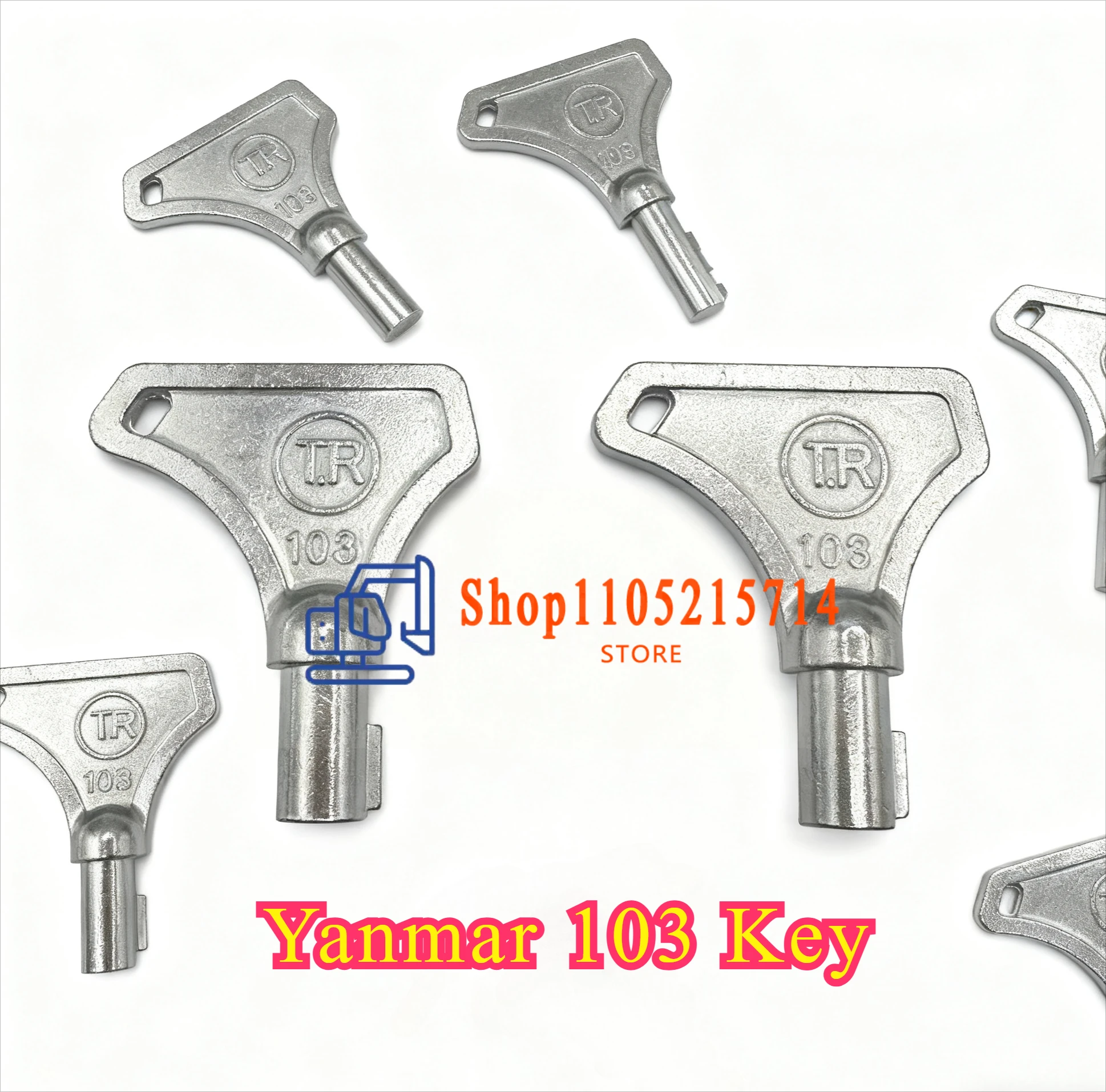 

2/5/10 шт. для Yanmar Marine 103, ключ 123482-91291, ключ зажигания