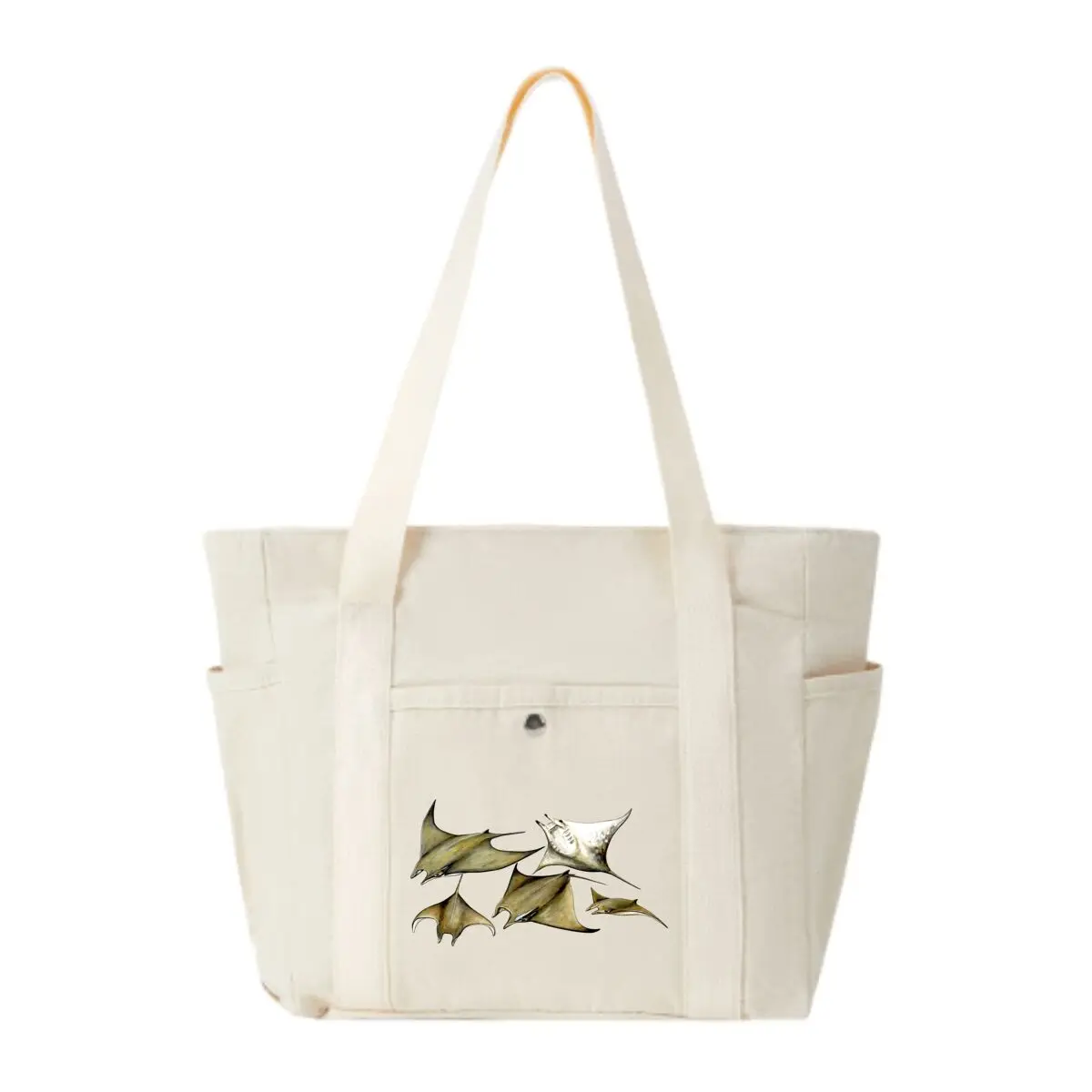 

Компактная сумка через плечо Manta Rays Sea Life Nature Art с несколькими отделениями для хранения мелких предметов в магазинах