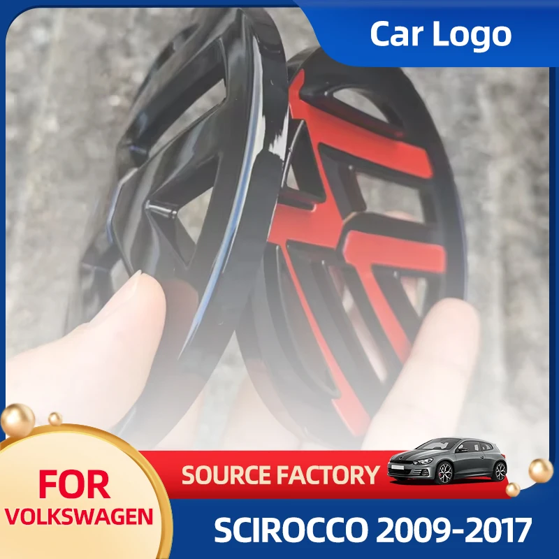 

2026 новые эмблемы, 2 шт., передняя решетка автомобиля/задняя эмблема, крышки, наклейка с логотипом для scirocco 2009-2014 2015-2017