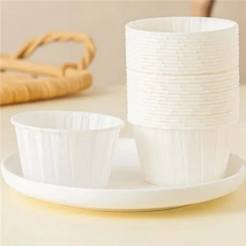 50 Stück Cupcake Pappbecher rund beschichtet große Muffin Tablett Kuchen verpackungen Backblech Cupcake Fall Kuchen Pappbecher Gebäck zubehör
