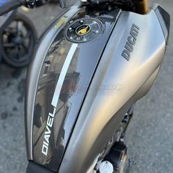 Farings de cubierta de tanque de combustible para Ducati Diavel 1260/1260S 2019-2021 100% de fibra de carbono completa
