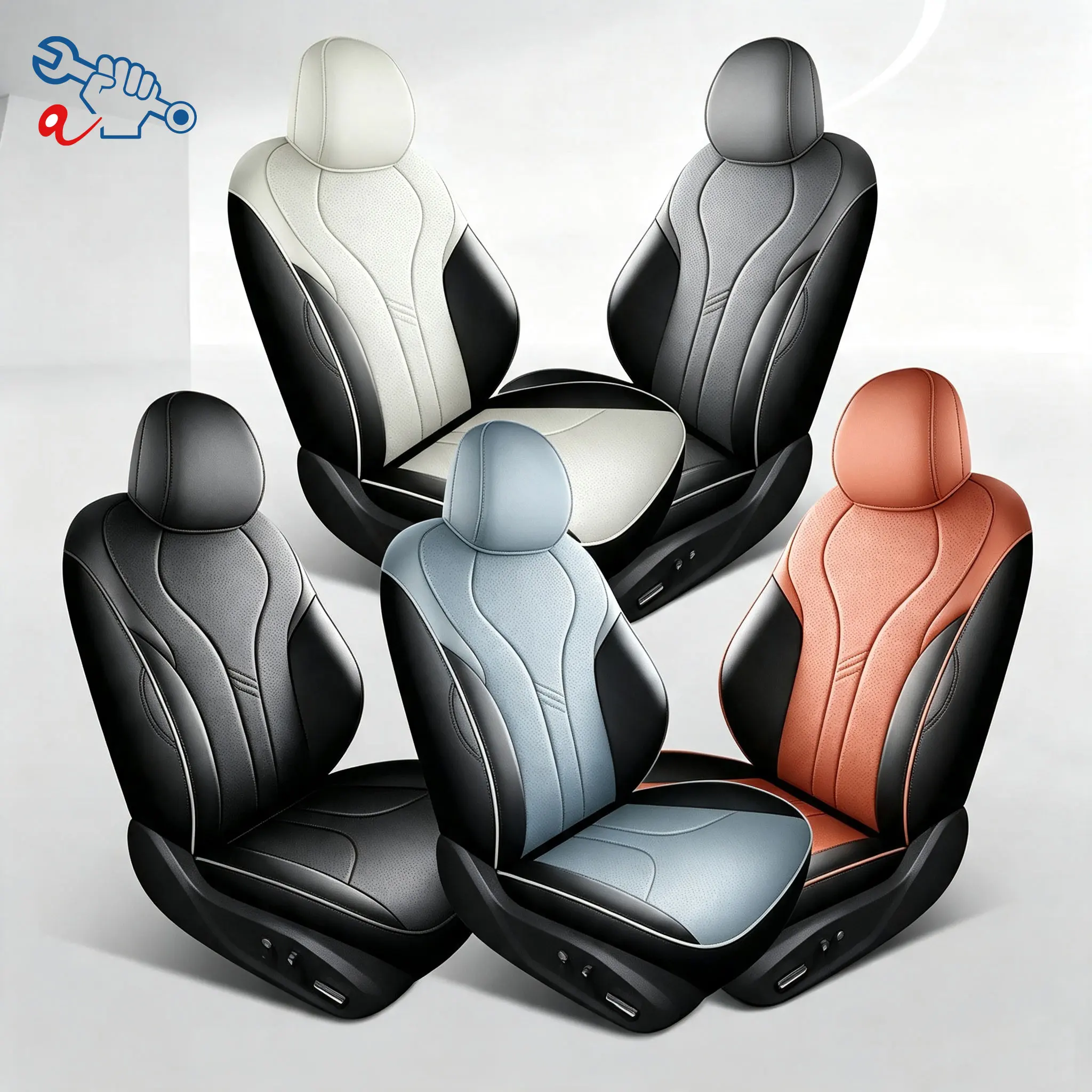 Left-Drive Car Seat Cover For XPENG G7 2025-2026 Custom Fit Seat Cover Full Surrounded Seat Protection Cushion Auto Interior