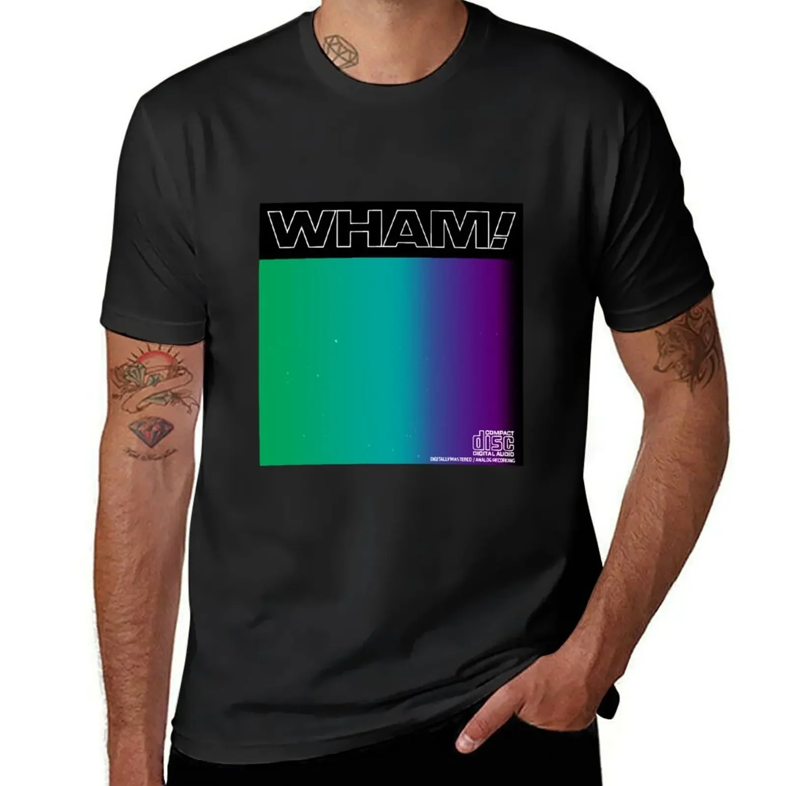 WHAM! - Music From The Edge of Heaven T-Shirt graphic tee shirt hippie clothes Blouse anime t shirts plain white t shirts men