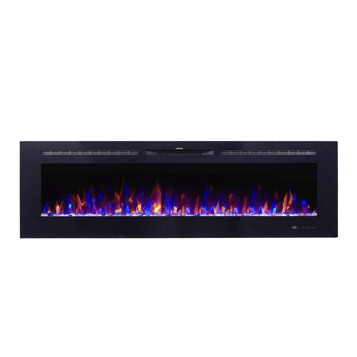 Luxstar Indoor 84 Inch Media Recessed Electric Fireplace Heaters Power Adjustable Parts Sales Color Easy Remote Clean Safe