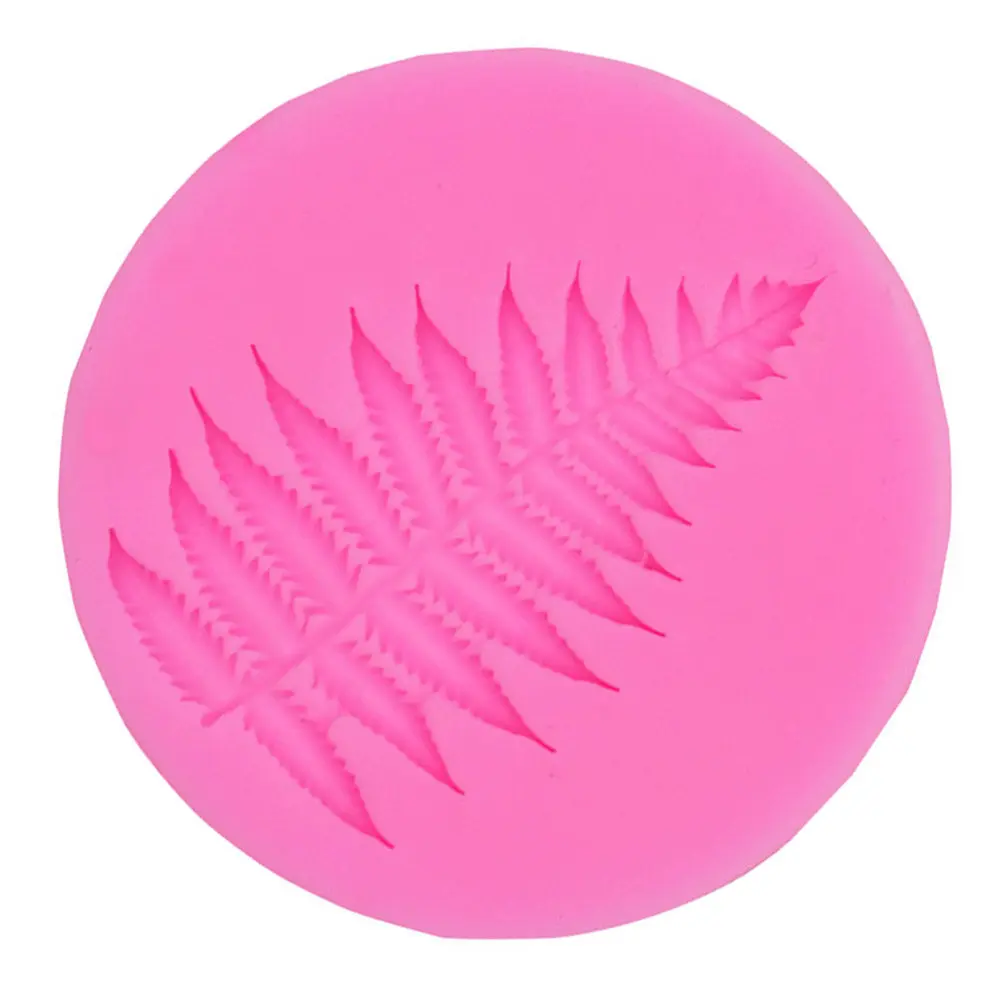 Fern Leaf Silicone Mold Premium Non-Stick Fondant Cake Chocolate Baking Mold DIY Decorating Tools for Candy Jelly Ice Cube