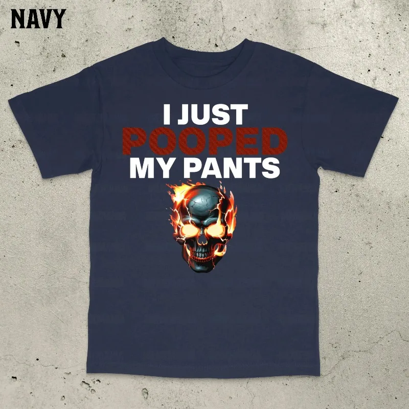 Funny I Just Pooped My Pants T-Shirt, Funny Brain Rot Shirt, Bold Statement Shirt, Funny Saying Shirt, Embarrassing Shirt