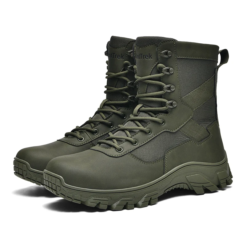 

New Men Tactical Boots Male Military Army Shoes Outdoor High Quality Shoes Rapid Response Training Safety Waterproof Ultrallight