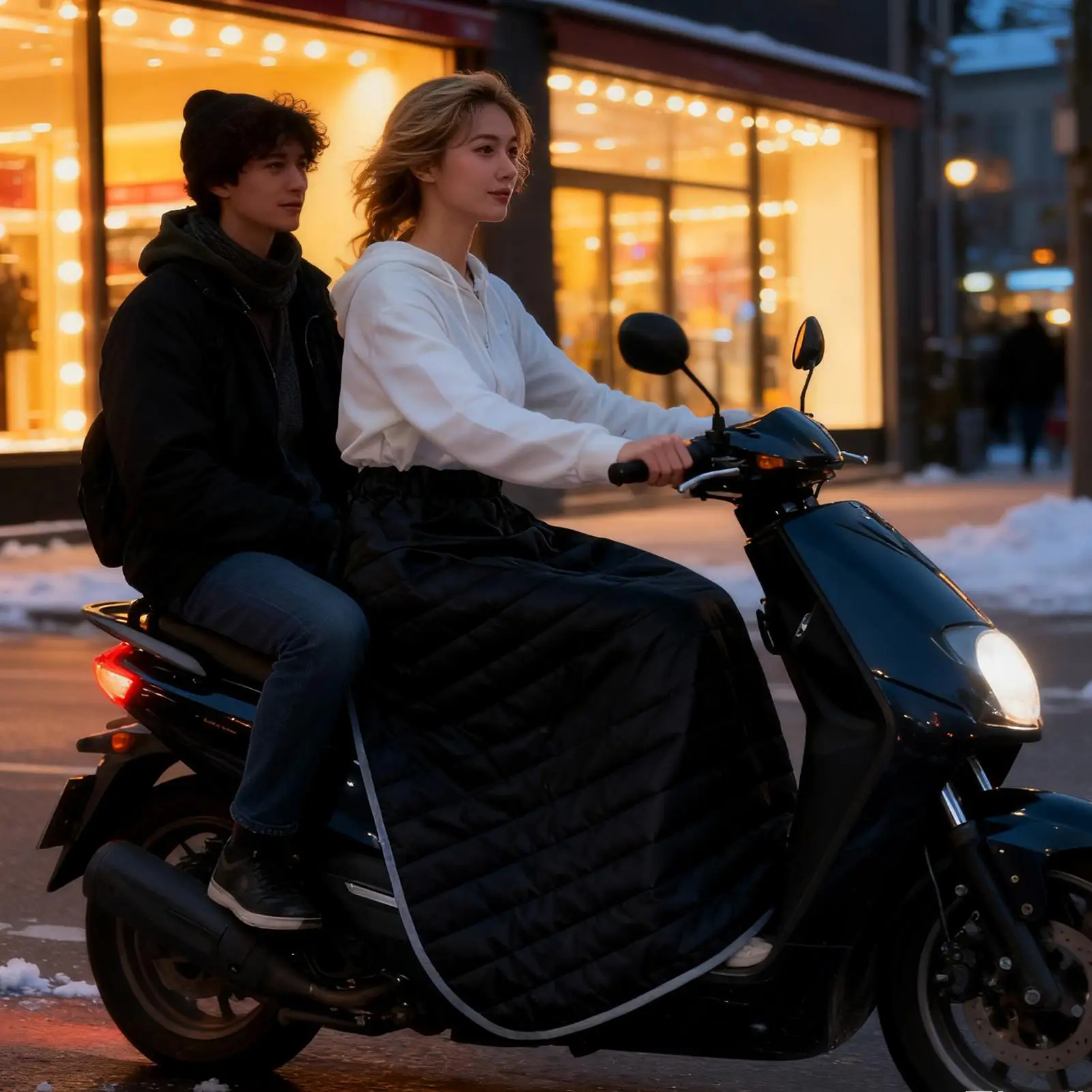 

Winter Motorcycle Leg Cover Thermal Comfortable Thickened Windproof Motorcycle Leg Protector Wind Guard For Adults Men Women