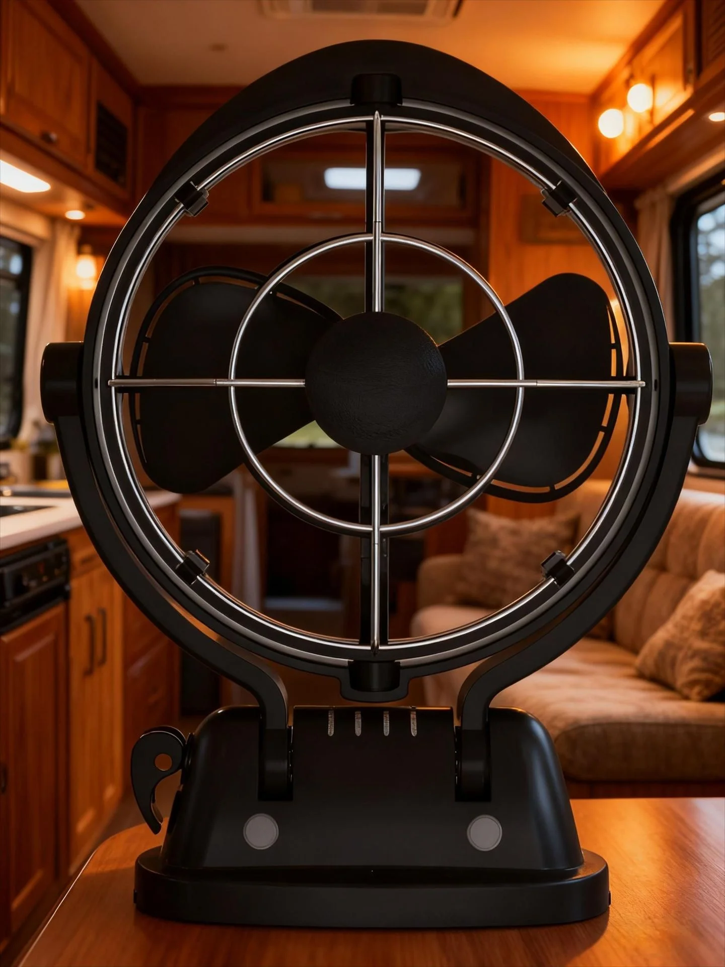 

12V/24V DC Hanging Head Fan for RV Car Marine | Multi-Speed with Remote Control