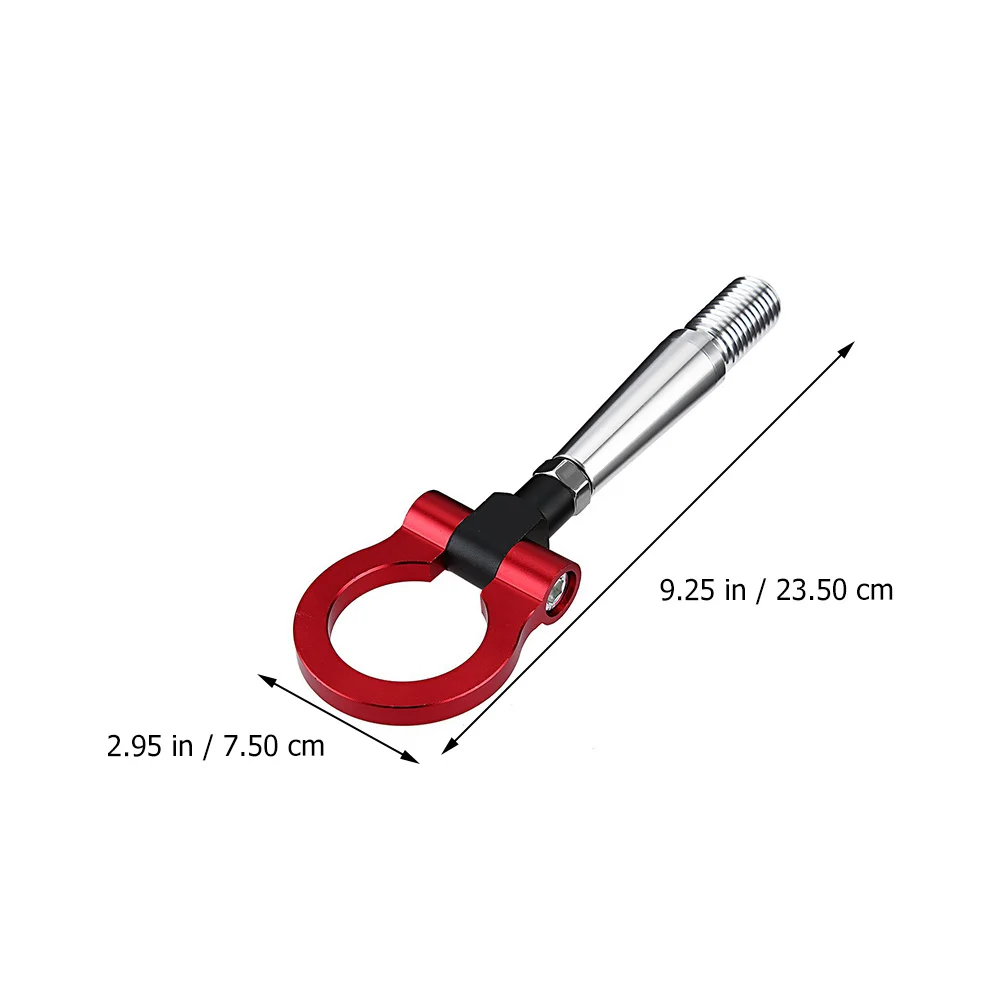 

Tow Hook Aluminum Alloy Red Front Rear Bumper Replacement Foldable Universal Tow Ring Racing Car Decorative Durable Strong