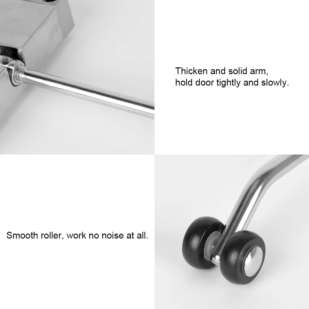 أقرب باب زنبرك أوتوماتيكي ، جهاز إغلاق الباب ، قفل أمان ، أثاث قابل للتعديل ، أجهزة ، متين ، فولاذ مقاوم للصدأ