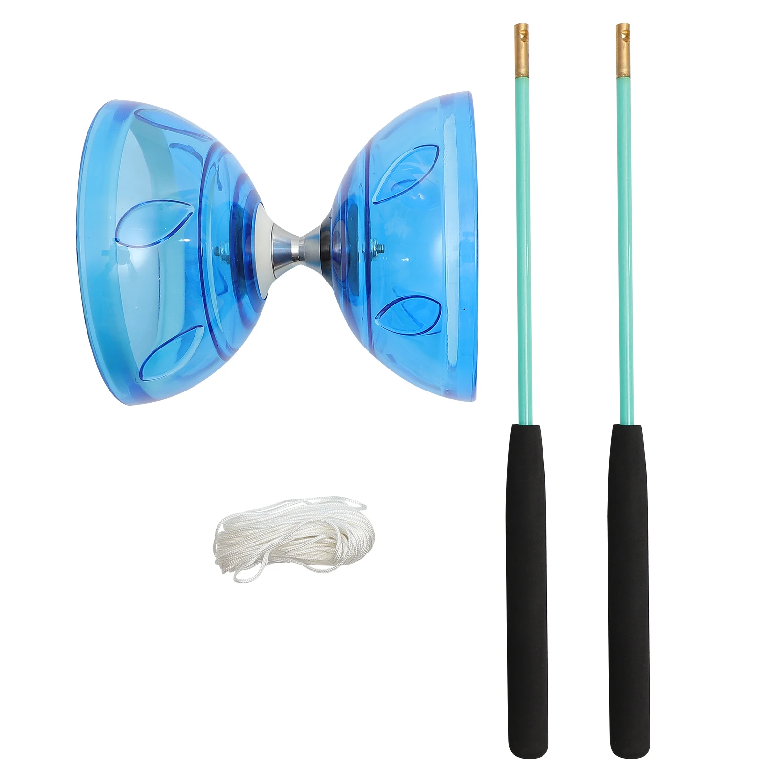 1 Set Cinese Yoyo Diabolo Giocattolo Giocoleria Diabolos Yoyo Cinese Diabolo Cuscinetti Giocattolo di Fitness Set Bambini Anziani Giocattolo Triplo