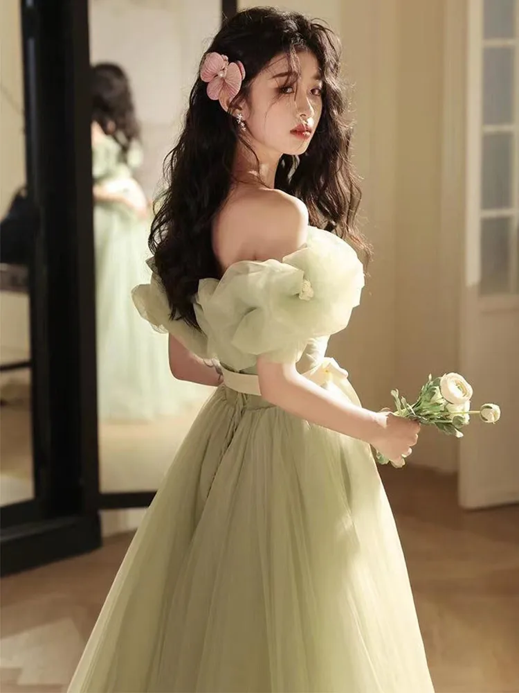 Women Gown Dress Long Dresses Evening Wedding Party Night A Line Vestidos Off Shoulder Strapless Sexy Streetwear Elegant Y2k