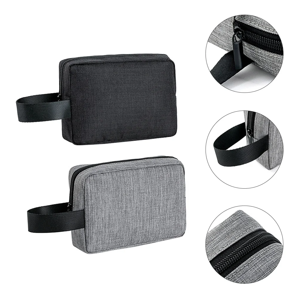 

2 pcs Phone Accessory Storage Bag Digital Organizer Portable Sundries Pouch Cable Arranger Travel Electronic Bag