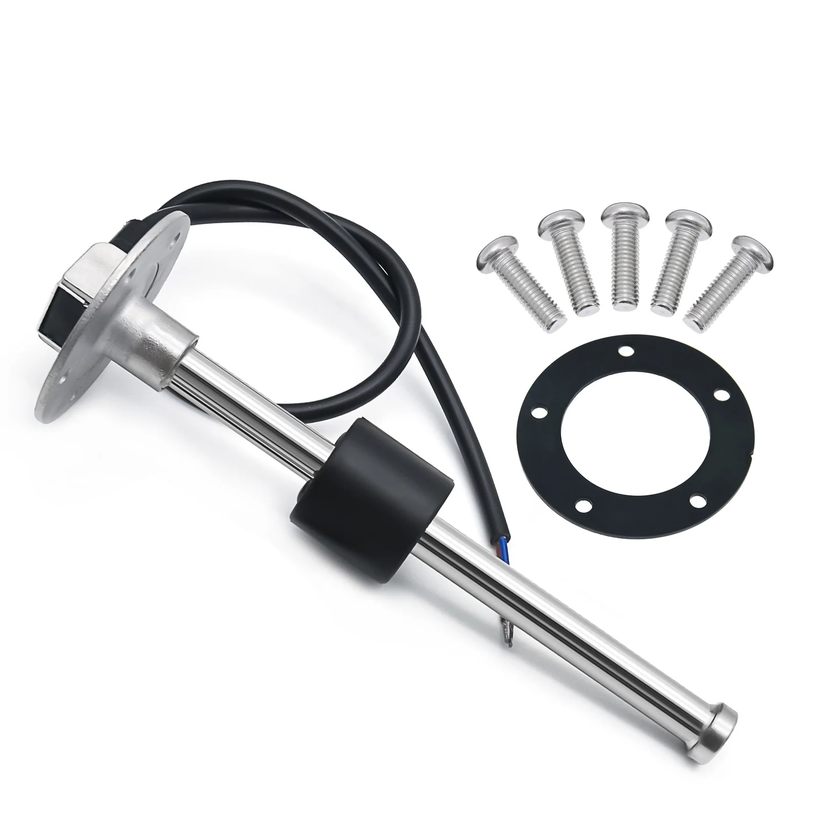 100–500 mm Edelstahl Marine Wasserstandsanzeige Sensor passend für Boot Auto Wasserstandsanzeige 0–190 Ohm mit roter Hintergrundbeleuchtung 9–32 V – Detail 15