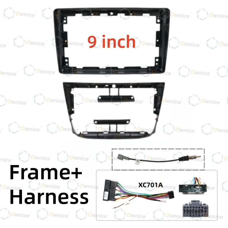 Ownice 9 Car Frame Fascia Adapter for Kia Sorento 2 II XM 2012 - 2021 Android Radio Dash Fitting Panel Kit Cable Canbus Complete