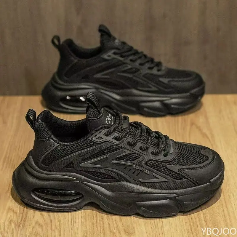 Men's casual sneakers spring summer breathable soft-sole anti-slip outdoor running shoes fashion students Joker tide sports shoe