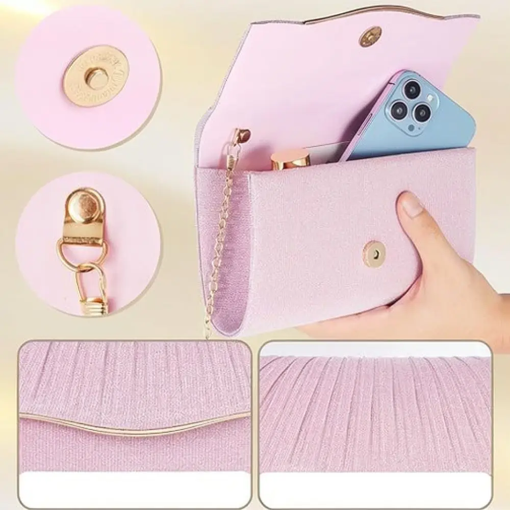 Fashionable Rhinestone Clutch Bag Women Bling Diamond Evening Handbag Luxury Crystal Party Purse Wedding Banquet Bag