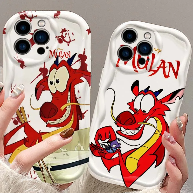 

Mulan Dragon Cool For Apple iPhone 16 16E 15 14 13 12 11 XR XS X Pro Max Plus Wave Oil Cover Soft Funda Phone Case