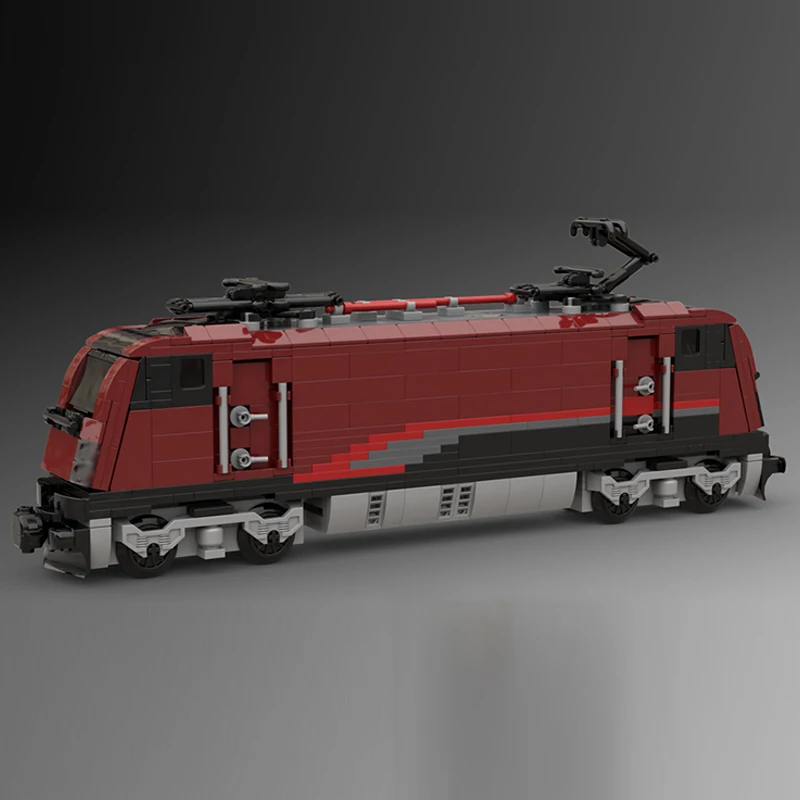 Modelo de coche urbano, ladrillos de construcción MOC, tren de alta velocidad Taurus III, tecnología Modular, regalos de vacaciones para niños, traje de juguetes para montar