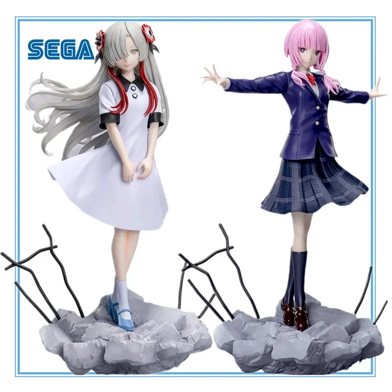 В наличии: Оригинальная коллекционная фигурка SEGA KAMITSUBAKI CITY UNDER CONSTRUCTION Yorukawa Sekai из ПВХ, модель аниме-персонажа, игрушка, подарок